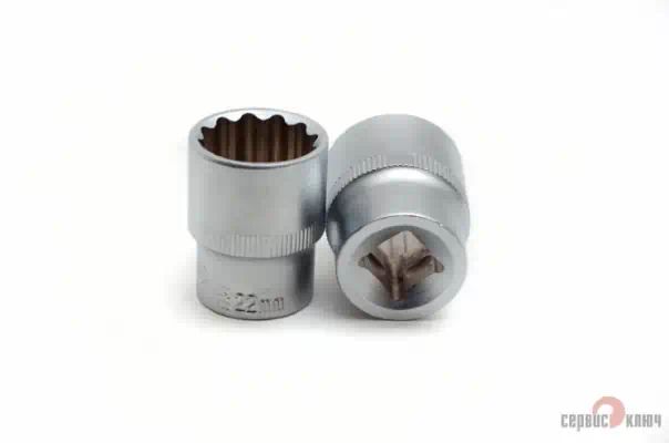 77622 — Головка 22мм 12 гранная сервис ключ СЕРВИС КЛЮЧ